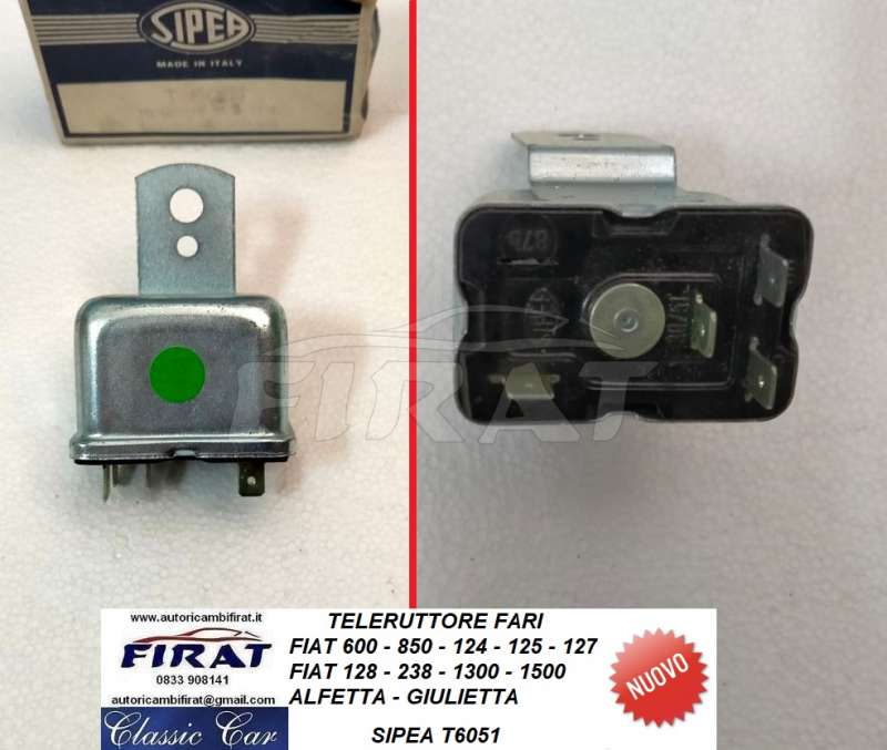 TELERUTTORE FARI FIAT 600-850-124-125-127-128 ALFETTA (T6051)